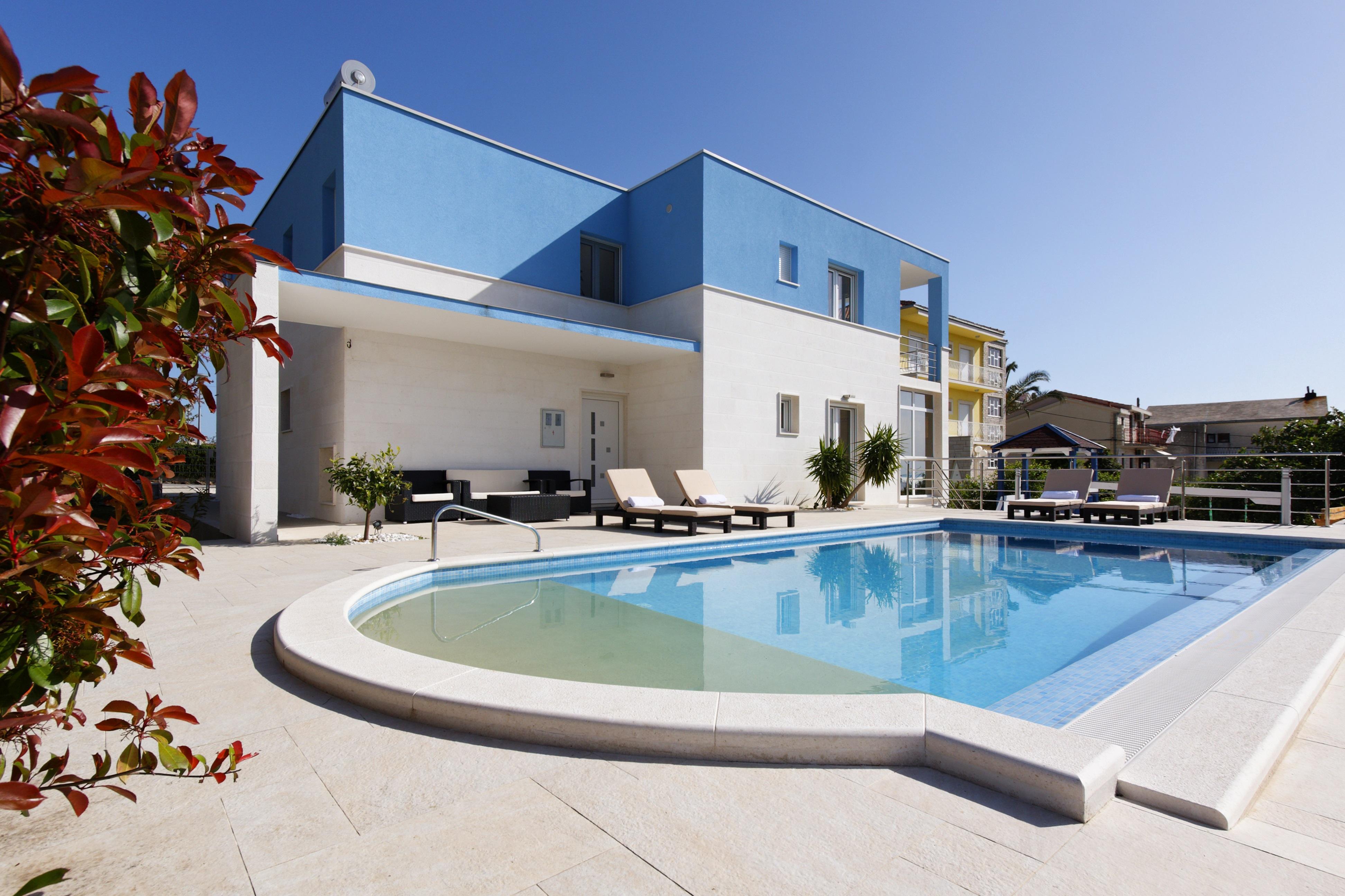 Villa Mermaid Your Croatian Haven With Luxury Pool And Scenic Views Podstrana Luaran gambar